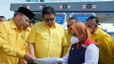 Gubernur Rohidin Mersyah Minta Dukungan Menko Airlangga Lanjutkan Tol Bengkulu-Lubuk Linggau