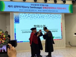 Wamendag Jerry Sambuaga Raih Gelar Doctor Honoris Causa dari Tongmyong University Korea
