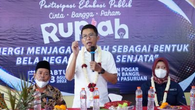 Sambangi Pasuruan, Misbakhun Sosialisasikan Cinta Rupiah: Bela Negara Tanpa Senjata