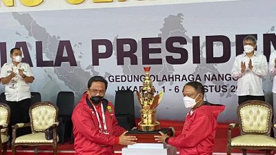 Kejuaraan Bulutangkis Piala Presiden 2022 Resmi Dibuka Menpora Zainudin Amali