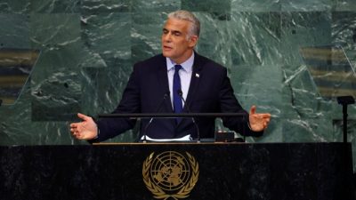 Pidato di PBB, PM Israel Yair Lapid Minta Berdamai Dengan Indonesia