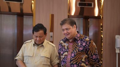 Menko Airlangga Terima Menhan Prabowo, Bahas Kemandirian Ekonomi dan Ketahanan Nasional