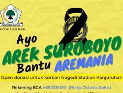 Golkar Kota Surabaya Galang Donasi Untuk Santuni Korban Tragedi Kanjuruhan