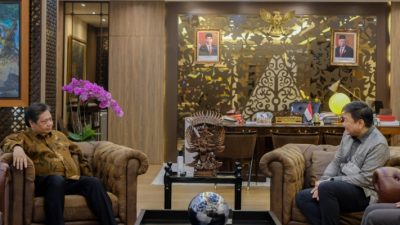 Menko Airlangga dan Dubes Singapura Bahas Penguatan Kerjasama Bilateral