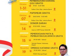 Yuk Ikutan! Yellow Clinic Gelar Pengobatan Gratis, Ada Operasi Katarak Sampai Tes Papsmear