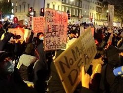 Protes Anti Lockdown dan Zero Covid China Menyebar ke Kampus dan Banyak Kota