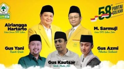 Gresik Jadi Tuan Rumah Golkar Jatim Bersholawat, Hadirkan Gus Azmi dan Gus Kautsar