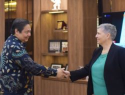 Bertemu Menko Airlangga, Dubes Australia Penny Williams Pastikan Dukung Penuh KTT G20 Bali
