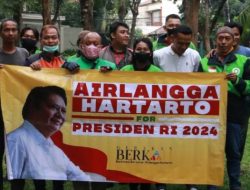 Komunitas Ojol Jakarta Deklarasi Dukung Airlangga Hartarto Presiden 2024