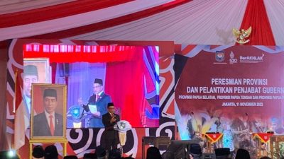Ini Profil Pj Gubernur 3 Provinsi Baru di Papua