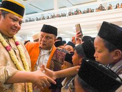 Para Santri dan Pimpinan Ponpes Salafi Sukabumi Doakan Airlangga Hartarto Jadi Presiden 2024