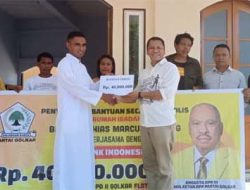 Melchias Mekeng Rajin Bantu Bangun Rumah Ibadah, Partai Golkar Makin Dicintai Masyarakat Flores Timur