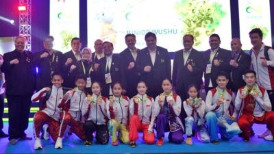 Bangga Capaian Atlet di World Junior Wushu Championship ke-8, Airlangga: Tetap Fokus dan Jangan Euforia