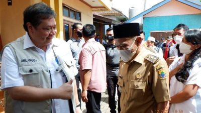 Perjalanan Airlangga Hartarto dan Yellow Clinic Tangani Gempa Cianjur