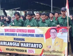Kinerja Memuaskan, Airlangga Hartarto Dapat Dukungan Komunitas Pemuda Jogja