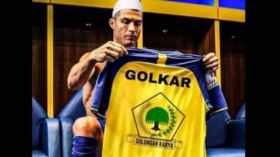 Selain Ridwan Kamil, Ternyata Cristiano Ronaldo Juga Jadi Kader Partai Golkar?!