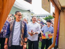 Bersama Sandiaga Uno, Bamsoet Hadiri Kegiatan Market Day SMA Labschool