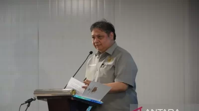 Menko Airlangga Letakkan Batu Pertama Pengolah Nikel Rendah Karbon di Morowali