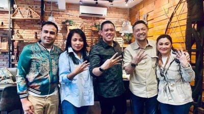 Gabung Kosgoro 1957, Nia Zulkarnaen dan Ari Sihasale Siap Menangkan Partai Golkar