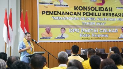 Konsolidasi Pemenangan Pemilu, Bamsoet Ajak Kader Partai Golkar NTT Maksimalkan Pemanfaatan Medsos dan Big Data