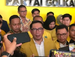 Ridwan Kamil Usulkan Partai Golkar Miliki Program Quick Response for Humanity