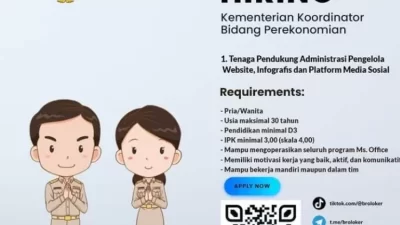 Menko Airlangga Butuh Pengelola Website, Infografis dan Platform Medsos, Minat?