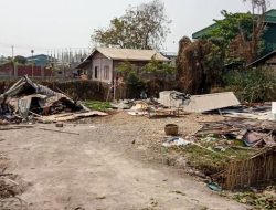 Junta Militer Myanmar Gusur Ratusan Rumah Warga di Mandalay