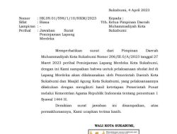 Walikota Sukabumi Tak Izinkan Muhammadiyah Shalat Idul Fitri di Lapangan Merdeka 21 April 2023