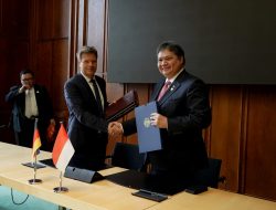 Menko Airlangga Teken Joint Declaration of Intent (JDoI) dengan Menteri Urusan Ekonomi dan Aksi Iklim Jerman