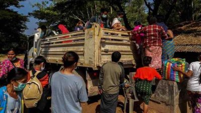 Bentrok Junta Myanmar, Ribuan Orang Kabur ke Perbatasan Thailand