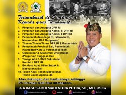 Gus Adhi Ngotot Masukkan Subak ke UU Provinsi Bali Demi Ketahanan Pangan Lokal