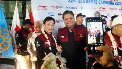 Airlangga Hartarto Sangat Bangga Indonesia Juara Umum Wushu di SEA Games 2023