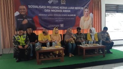 Gandeng BP2MI, Dewi Asmara Gelar Sosialisasi Peluang Kerja Luar Negeri dan Migrasi Aman