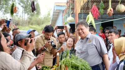 Menko Airlangga Dorong Sektor Pertanian di Sumut Mampu Tingkatkan Perekonomian Nasional