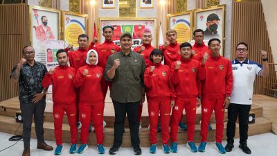 Menpora Dito Ariotedjo Lepas Timnas Indonesia Berlaga di Homeless World Cup 2023 AS