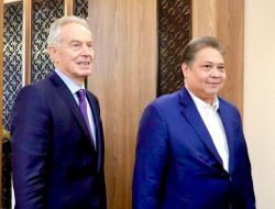 Sir Tony Blair Bertemu Menko Airlangga, Bahas Digitalisasi Hingga Perdagangan Internasional