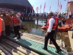 Gubernur Jabar Ridwan Kamil Resmikan Wisata Kelas Dunia Situ Bagendit di Garut