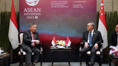 Pertemuan Bilateral, RI-Singapura Sepakat Bentuk Kelompok Kerja Perdagangan