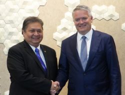 Ditemui Sekjen Mathias Cormann, Menko Airlangga: RI Dapat Lampu Hijau Gabung OECD