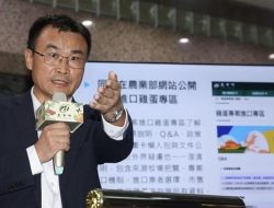 Kontroversi Impor Telur, Menteri Pertanian Taiwan Mengundurkan Diri