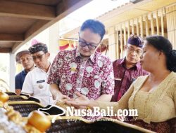 Potensi Pasar Ekspor, Wamendag Jerry Sambuaga Sambangi Pengrajin Anyaman Bambu Bali Aga