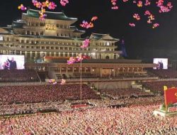 Rayakan Hari Jadi ke-75, Korea Utara Gelar Parade Militer di Pyongyang