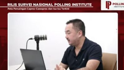 Survei Polling Institute: Prabowo-Gibran Ungguli Ganjar-Sandiaga