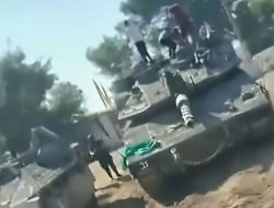 Militan Hamas Ambil Alih Alutsista Israel, Termasuk Tank Canggih Merkava Mk4