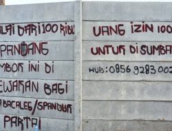 Kreatif! Tembok Warga Kampung Setu Bekasi Disewakan Bagi Para Caleg dan Parpol