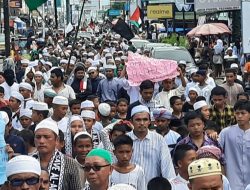 Ketua DPRD Bersama Ribuan Warga Madina Serukan Boikot Produk Israel