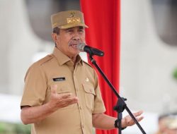 Gubri Syamsuar Sampaikan Alasan Mundur Dari Jabatan Gubernur di Apel Pagi ASN Riau
