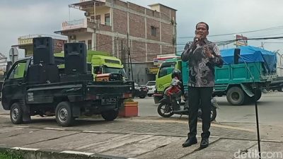 Anggota DPRD Orasi Tunggal di Depan Polda Sumut, Tantang Kapolda Berantas Narkoba