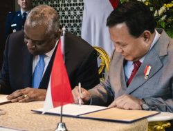 Prabowo dan Menhan AS Lloyd Austin Teken Perjanjian Kerjasama Pertahanan