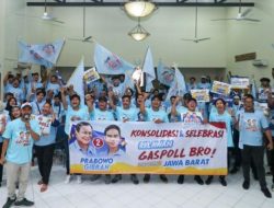 Menangkan Prabowo-Gibran Satu Putaran, Relawan Gaspoll Bro Target 90 Suara di Jabar